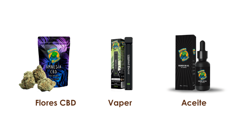 Flores CBD, Vaper CBD, Aceite CBD.