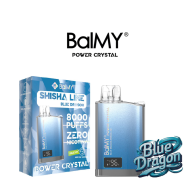 Pod desechable BalMY Crystal Power ZERO nicotina 8000 puffs sabores Shisha Line – Blue Dragon