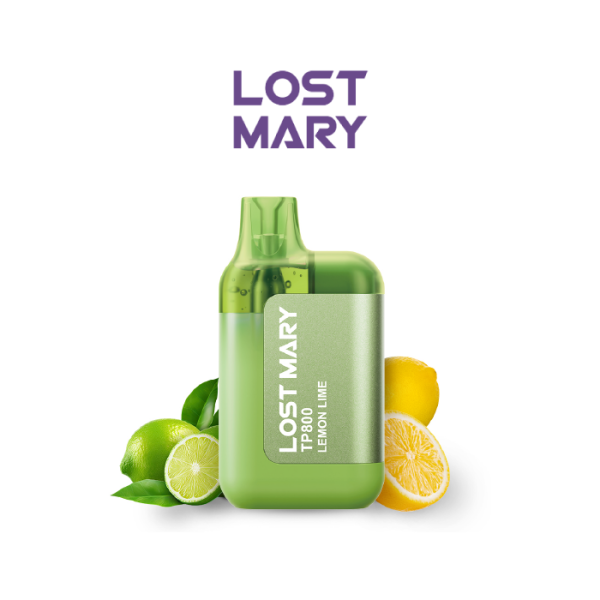 Lost Mary pod desechable TP 800 puffs 20mg/ml nicotina – Limón y Lima