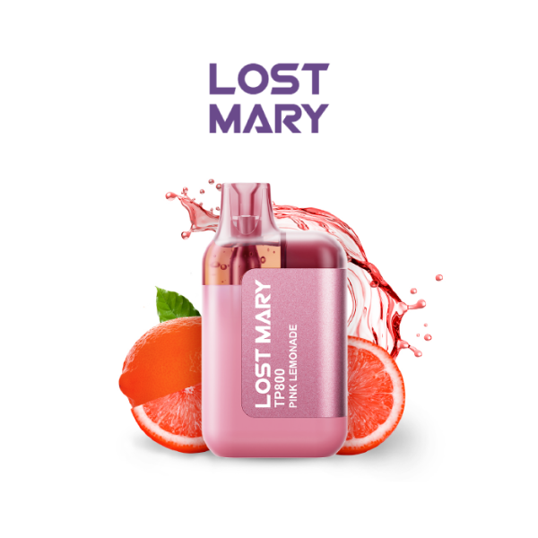 Lost Mary pod desechable TP 800 puffs 20mg/ml nicotina – Pink Lemonade