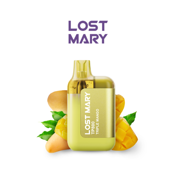 Lost Mary pod desechable TP 800 puffs 20mg/ml nicotina – Triple Mango