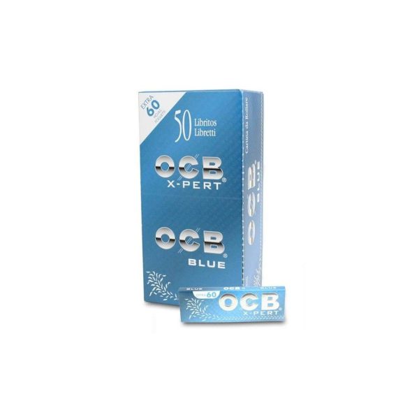 Papel de liar OCB Xpert Blue Simple 70mm - Expositor 50 libritos