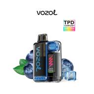 VOZOL Vista Plug Kit Starter 10.000 puffs (2ml + 10ml) precargado 20mg/ml nicotina - Arándano Ice