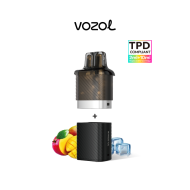 VOZOL Vista Plug pack recarga cápsula pod (2ml) + recipiente (10ml) 20mg/ml nicotina - Mango Ice