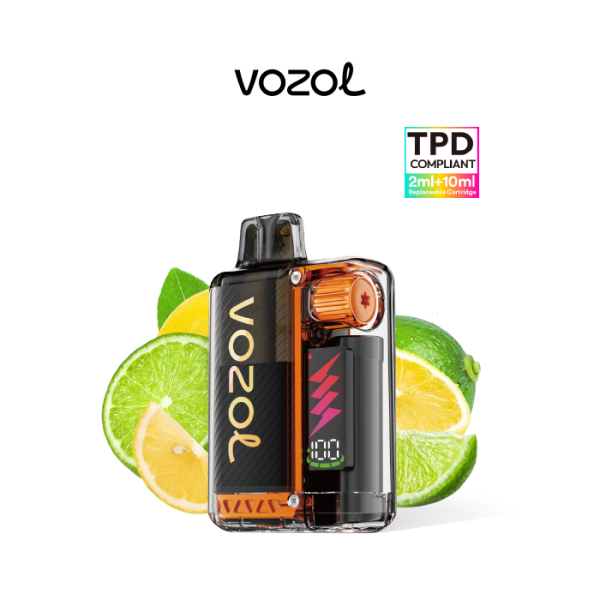 VOZOL Vista Plug Kit Starter 10.000 puffs (2ml + 10ml) precargado 20mg/ml nicotina - Lima Limón