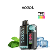 VOZOL Vista Plug Kit Starter 10.000 puffs (2ml + 10ml) precargado 20mg/ml nicotina - Menta Fresca